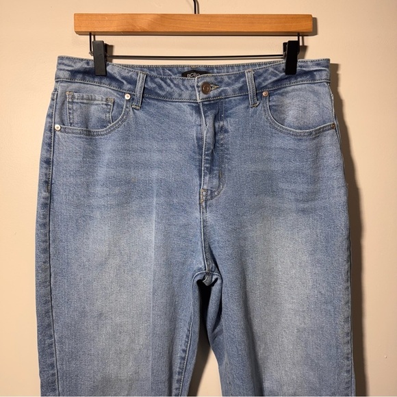 BCBGeneration Mega Cuff Wide Leg Jeans Size 30 Denim Casual - Picture 4 of 11